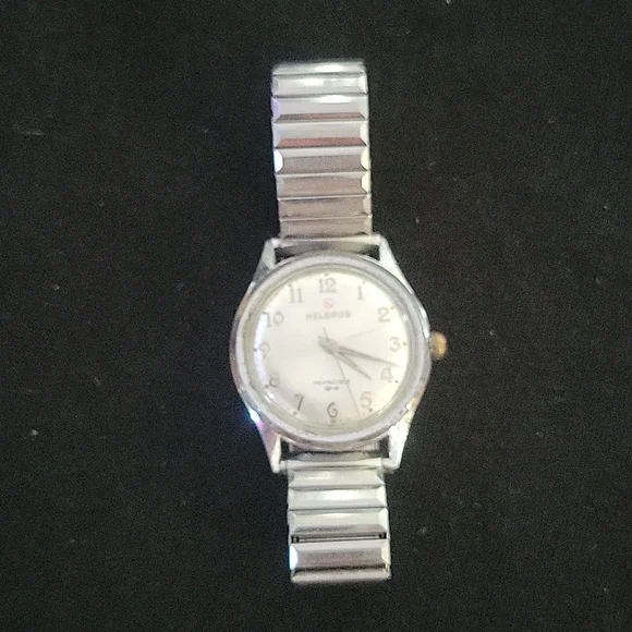 Helbros Invincible Men's Silver Made in France Watch